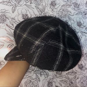 Vintage 90s Wool Plaid Newsboy cap by Goorin Bros
